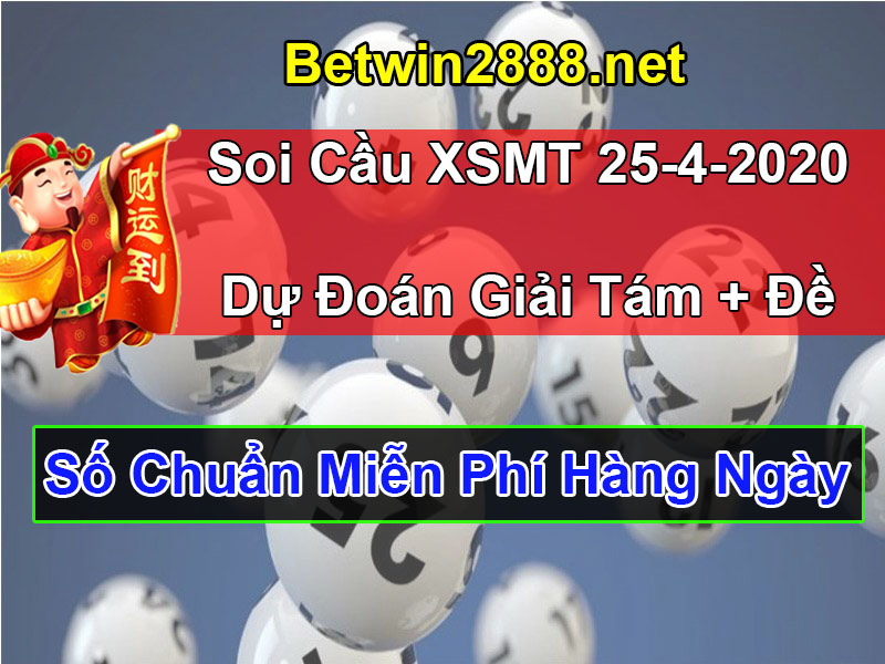 Soi Cầu XSMT 25/4/2025 Giải Tám - Dự Đoán Xổ Số Miền Trung 25-04-2025